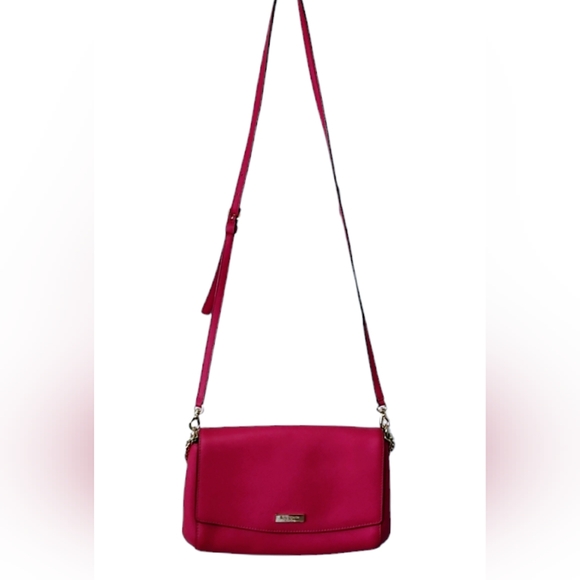 Kate Spade Fuchsia Greer Laurel Way Crossbody Shoulder Bag - Picture 3 of 6
